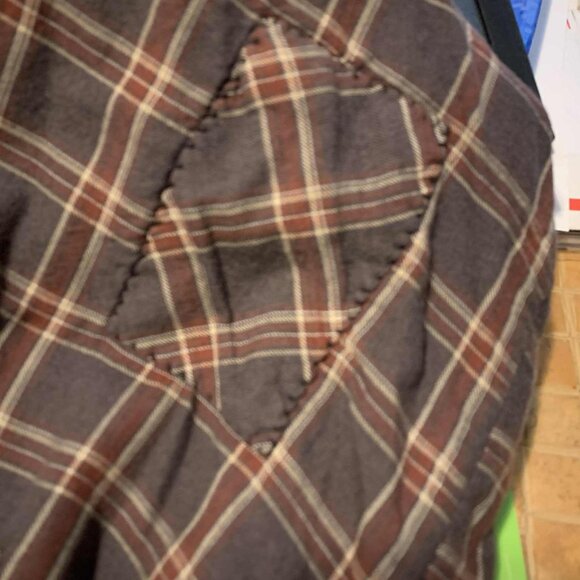 Magnolia Pearl Tanie Jane Plaid Overalls - Rare Retired Criss-Cross - Picture 3 of 14